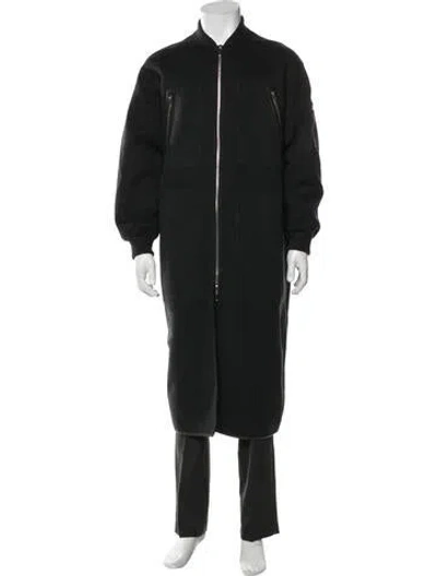 Pre-owned Hermes Cashmere Parka In Gray