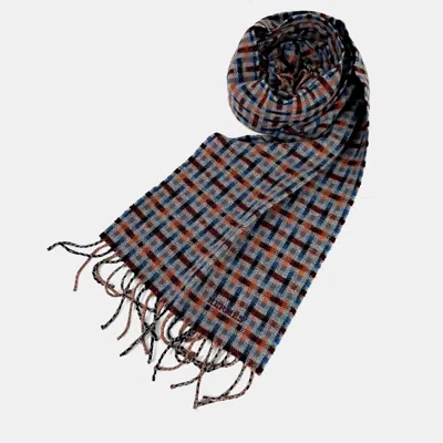 Pre-owned Hermes Cashmere Scarf In Multi