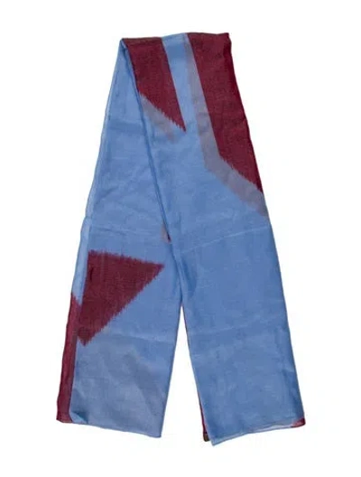 Pre-owned Hermes Cashmere Shawl In Blue