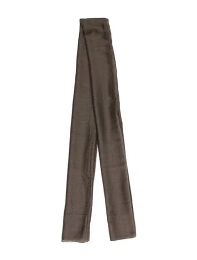 Pre-owned Hermes Cashmere Shawl In Neutral