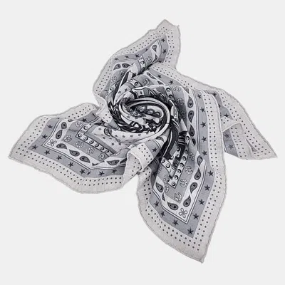 Pre-owned Hermes Hermès Cashmere Silk Scarf In Multi