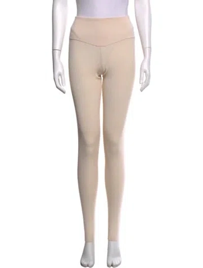 Pre-owned Hermes Cashmere Skinny Leg Pants In Neutrals
