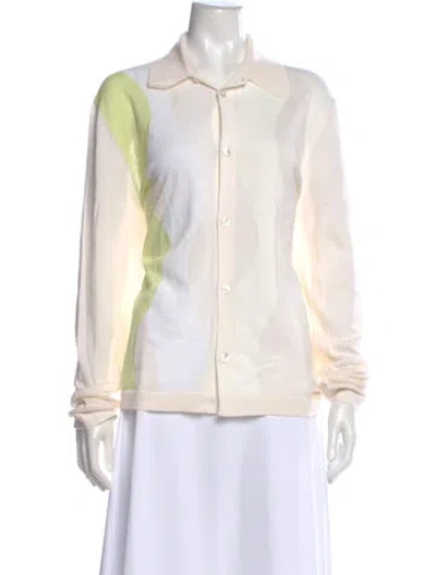 Pre-owned Hermes Cashmere Sweater In Neutral