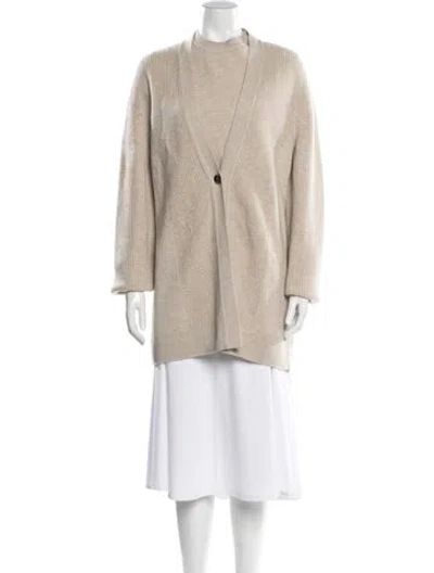 Pre-owned Hermes Cashmere Sweater In Neutral