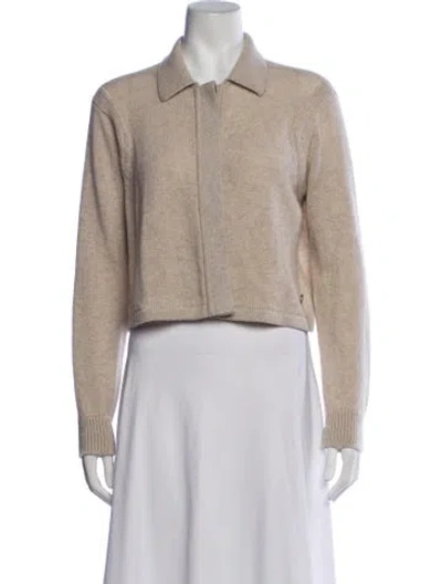 Pre-owned Hermes Cashmere Sweater In Neutrals