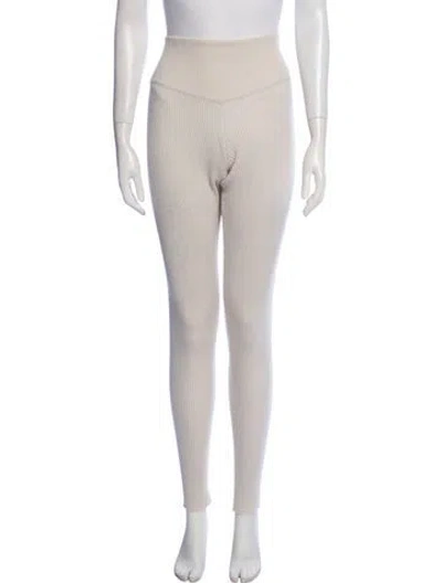 Pre-owned Hermes Cashmere Sweatpants In Neutral