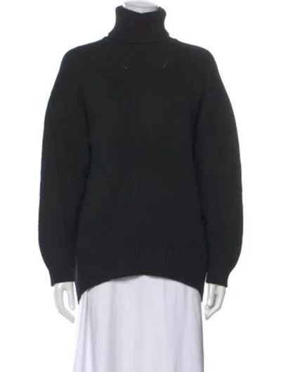Pre-owned Hermes Cashmere Turtleneck Sweater In Black