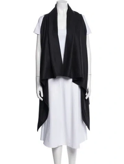 Pre-owned Hermes Cashmere Vest In Black