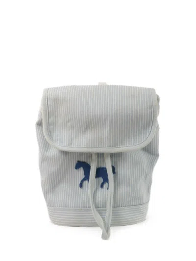 Pre-owned Hermes Cavalcolor Backpack In Blue