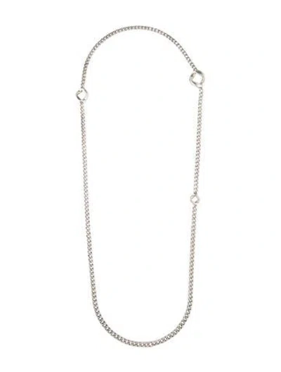 Pre-owned Hermes Chain Necklace, 35" In Multi