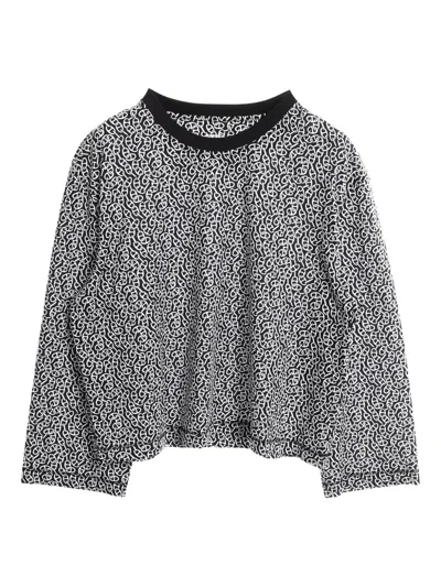 Pre-owned Hermes Chain-print Crew-neck T-shirt In Blue