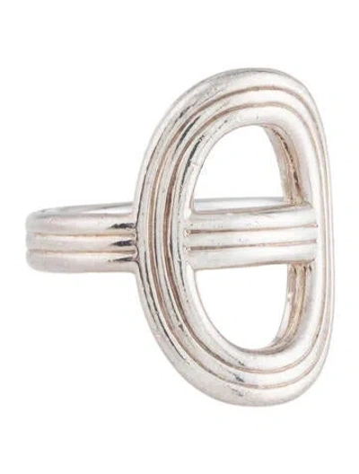 Pre-owned Hermes Chaine D'ancre 24 Cocktail Ring In Multi