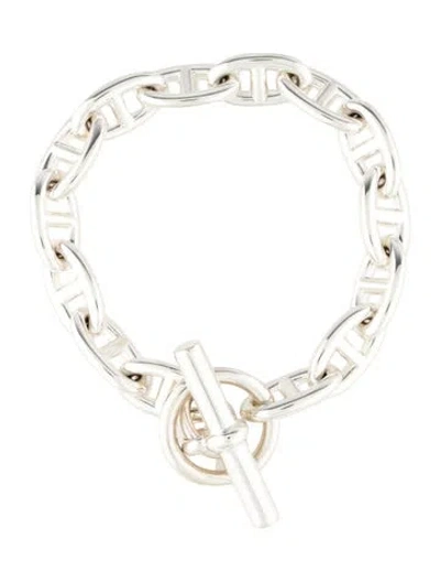 Pre-owned Hermes Chaine D'ancre Bracelet, Large Model In Multi