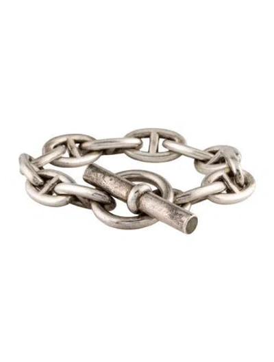 Pre-owned Hermes Chaine D'ancre Bracelet, Medium Model, 7.25" In Multi