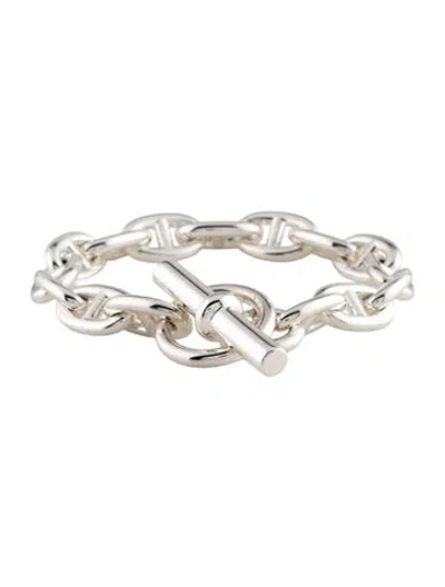 Pre-owned Hermes Chaine D'ancre Bracelet, Medium Model., 7.25" In Multi