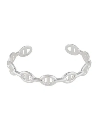 Pre-owned Hermes Chaine D'ancre Enchainee Bracelet, 6.75" In Multi