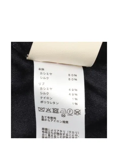 Pre-owned Hermes Chaîne D'ancre Knit In Black