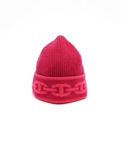 Pre-owned Hermes Hermès Chaîne D'ancre Knit Cashmere In Pink