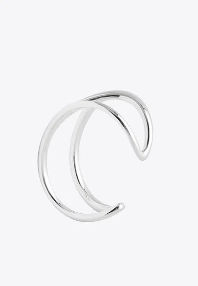 Hermes Chaine D'ancre Punk Gm Cuff Bracelet In Silver