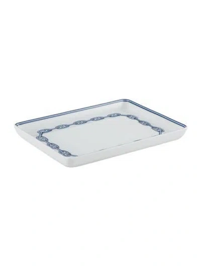 Pre-owned Hermes Chaîne D'ancre Small Tray In Multi