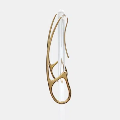 Pre-owned Hermes Hermès Chandal 18k Rose Gold Punk Earrings