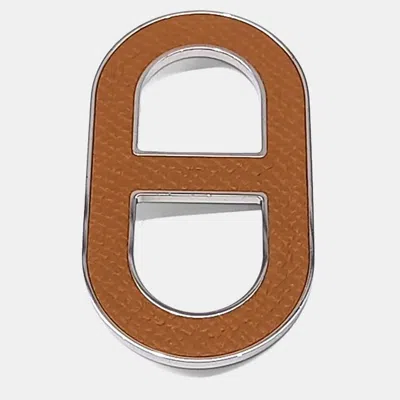 Pre-owned Hermes Hermès Chandal Brooch In Multicolor