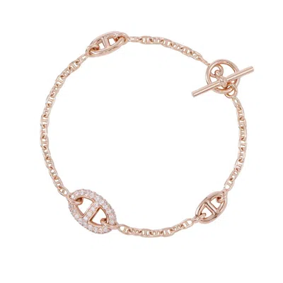 Pre-owned Hermes Charm Bracelet () In Pink