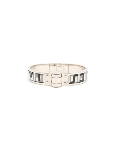 Pre-owned Hermes Hermès Charnier Bracelet In Silver