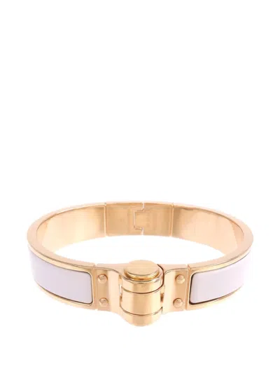 Pre-owned Hermes Charniere Bangle In Gold