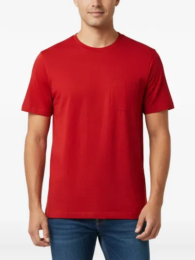 Pre-owned Hermes Chest-pocket T-shirt In Red