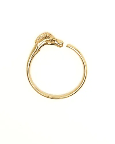Pre-owned Hermes Hermès Cheval Horse Bracelet In Yellow