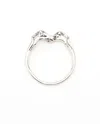 Hermes Hermès Cheval Horse Silver Bangle In Silver