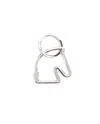 Hermes Hermès Cheval Keyring In Silver