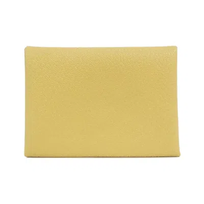 Pre-owned Hermes Chevre Leather Coin Purse/coin Case ()