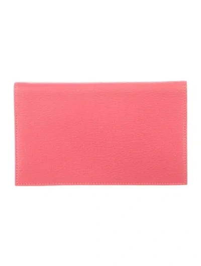 Pre-owned Hermes Chevre Mysore Vision Agenda Cover In Multi