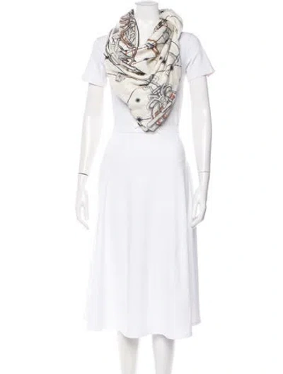 Pre-owned Hermes Chorus Stellarum Cashmere Shawl
