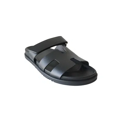 Hermes Chypre Sandal Noir In 38