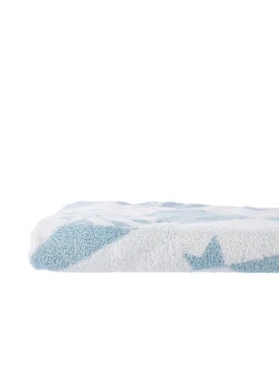 Pre-owned Hermes Babies' Circus Infants' Bath Towel In Blue/white