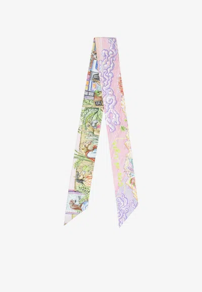Hermes City Of Light Silk Twilly In Multicolor