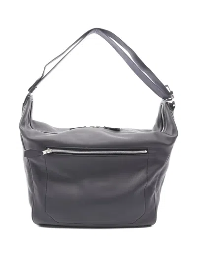 Pre-owned Hermes City Slide Mm Shoulder Bag In Blue