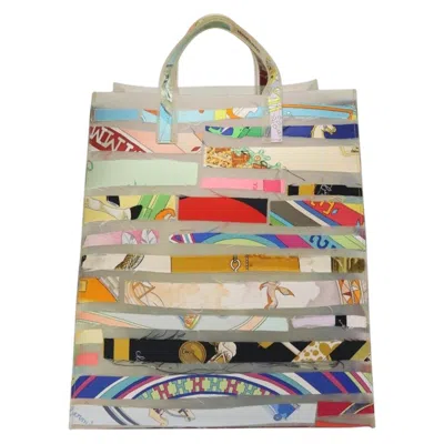 Pre-owned Hermes Hermès Clear Rubber Tote Bag ()