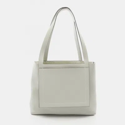 Pre-owned Hermes Clemence Leather Cabas 31 Tote Bag
