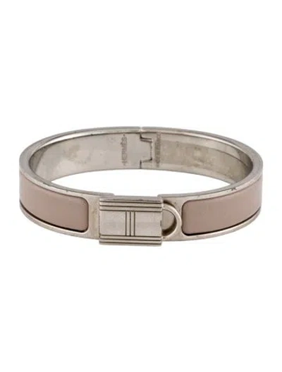 Pre-owned Hermes Clic Cadenas Bracelet, 6" In Multi