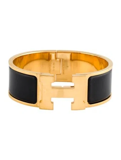 Pre-owned Hermes Clic Clac H Bracelet, 6.25" In Multi