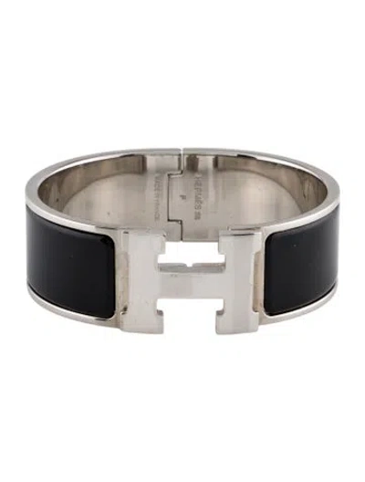 Pre-owned Hermes Clic Clac H Bracelet, 6.5" In Multi
