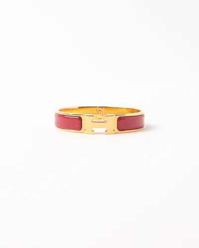 Pre-owned Hermes Hermès Clic H Bracelet