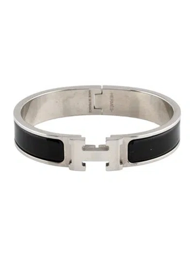 Pre-owned Hermes Clic H Bracelet, 6.25" In Multi