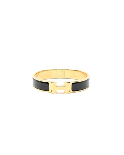 Hermes Hermès Clic H Bracelet In Black