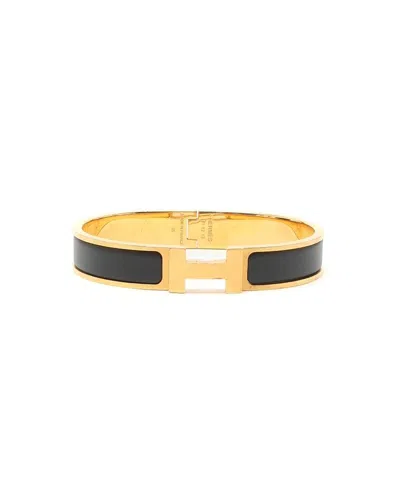 Hermes Hermès Clic H Bracelet In Black