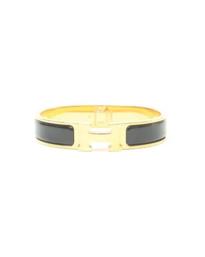 Hermes Hermès Clic H Bracelet In Yellow